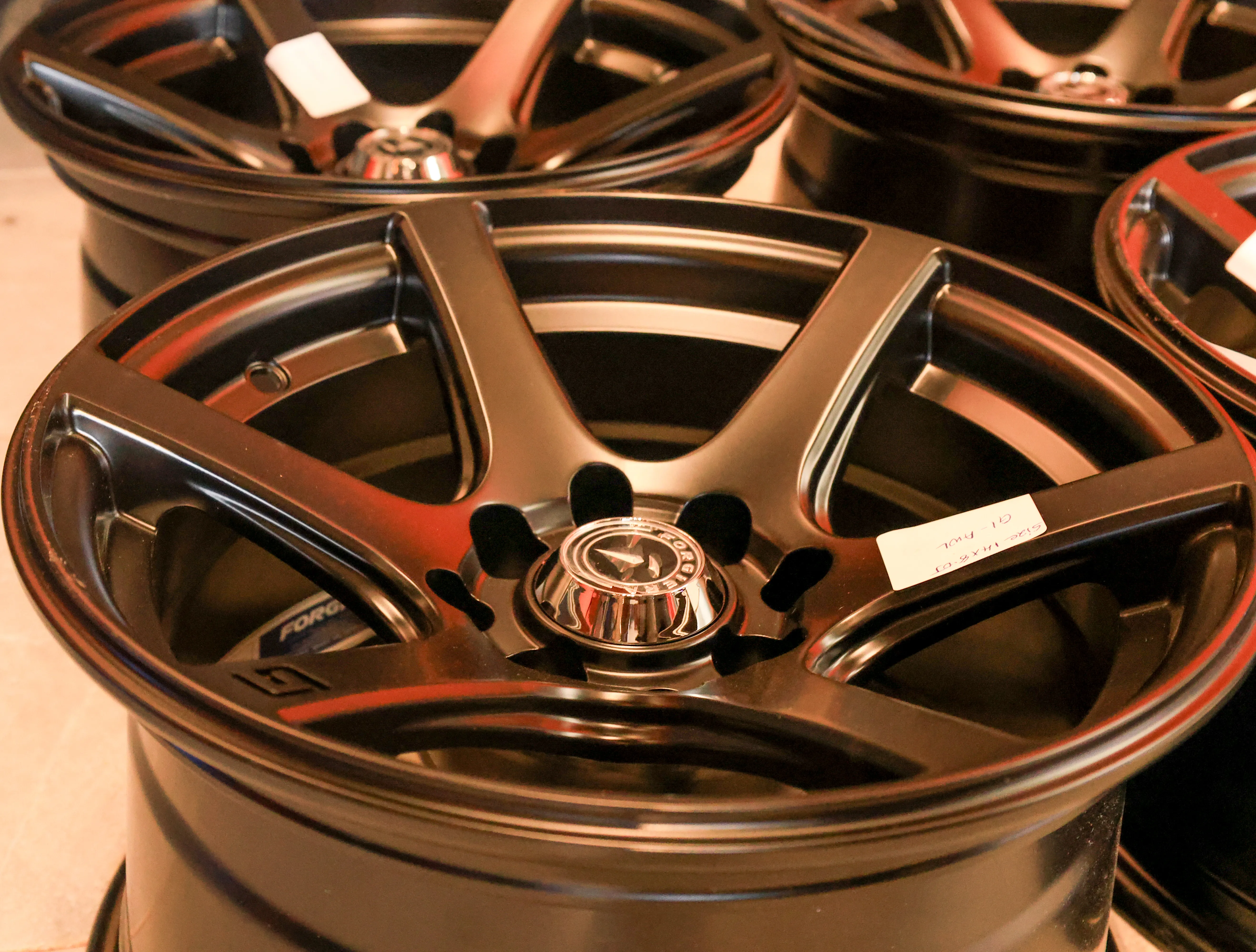 Aftermarket multi-spoke alloy wheel