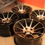 Deep-dish concave alloy sports rims